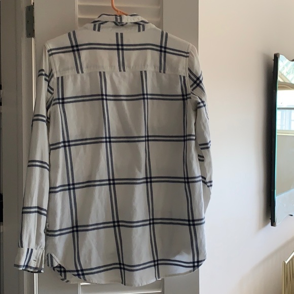 Lou Grey button down so soft shirt white navy S - Picture 3 of 3